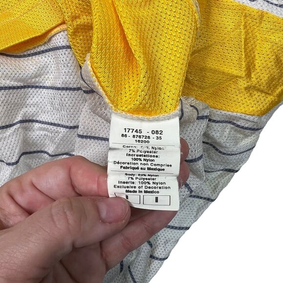 Champion VTG Y2K NBA Indiana Pacers Reggie Miller Swingman Jersey FLAW 40 Medium - Picture 9 of 9